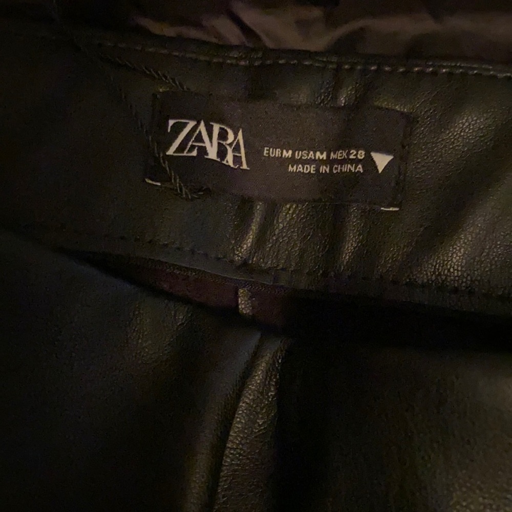 Zara leather pants